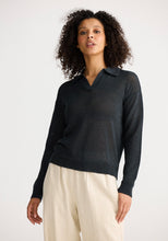 Load image into Gallery viewer, SHANTY: TIERRA KNIT TOP - CHARCOAL
