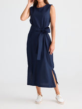 Load image into Gallery viewer, BRAVE &amp; TRUE: TURNING POINT DRESS - NAVY
