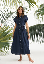 Load image into Gallery viewer, HOLIDAY: CORDELIA DRESS - NAVY
