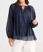 Load image into Gallery viewer, BRAVE &amp; TRUE: RAPHAEL TOP - NAVY
