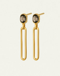 TEMPLE OF THE SUN: TARA EARRINGS - GOLD VERMEIL