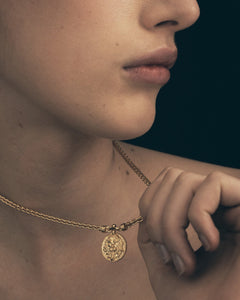 TEMPLE OF THE SUN: LEON NECKLACE - GOLD VERMEIL