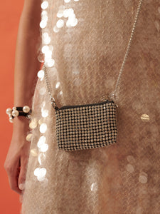 MOSS: RHINESTONE MINI PARTY BAG