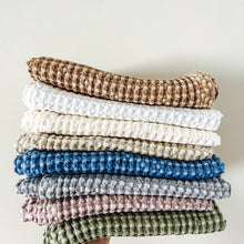Load image into Gallery viewer, MAMA &amp; TOCHTER: 100% COTTON WAFFLE HAND TOWELS - 2 SIZE VARIATIONS
