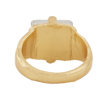 Load image into Gallery viewer, CLEOPATRA’S BLING - PARIAN SIGNET RING - 18K GOLD PLATED
