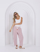 Load image into Gallery viewer, MONACO: CARTER BARREL JEAN - RUSTY STRIPE
