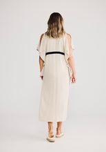 Load image into Gallery viewer, HOLIDAY: LUMA KAFTAN - NATURAL/BLACK
