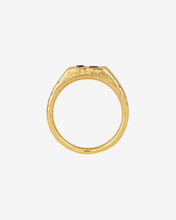 Load image into Gallery viewer, TEMPLE OF THE SUN: VENUS SIGNET RING - GOLD VERMEIL
