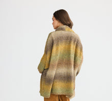 Load image into Gallery viewer, TALISMAN: AMARA  OMBRÉ  CARDIGAN - OLIVE
