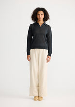 Load image into Gallery viewer, SHANTY: TIERRA KNIT TOP - CHARCOAL
