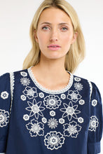 Load image into Gallery viewer, 365 DAYS: WILLOW TOP - NAVY &amp; WHITE
