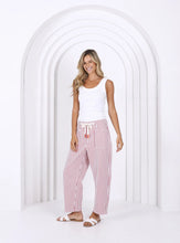 Load image into Gallery viewer, MONACO: CARTER BARREL JEAN - RUSTY STRIPE
