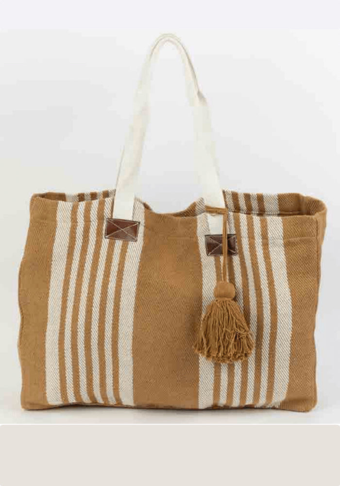HOLIDAY: WEEKENDER BAG -TAUPE