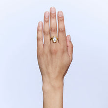 Load image into Gallery viewer, CLEOPATRAS BLING: BUCHERIE RING - 18K GOLD PLATED
