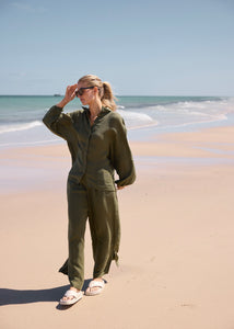 HOLIDAY: CLIFFSIDE SHIRT - OLIVE