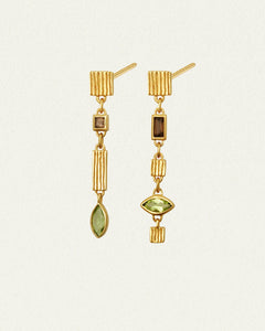 TEMPLE OF THE SUN: CINDI EARRINGS - GOLD VERMEIL