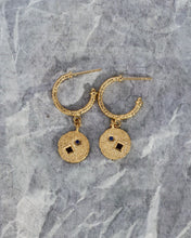 Load image into Gallery viewer, TEMPLE OF THE SUN: ETNA EARRINGS - GOLD VERMEIL
