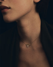 Load image into Gallery viewer, TEMPLE F THE SUN: JOY NECKLACE ROSE QUARTZ - GOLD VERMEIL
