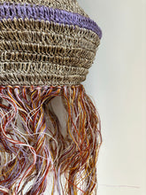 Load image into Gallery viewer, CASA BONITA: ARTISAN HAND CROCHET FIQUE AGAVE LIGHT SHADE - FRINGE
