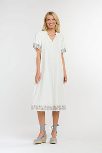 365 DAYS: FOLKLORE DRESS - WHITE