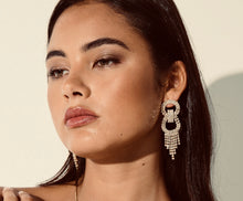 Load image into Gallery viewer, JEMMA DIAMANTE STATEMENT EARRINGS

