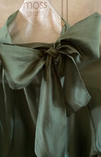 Load image into Gallery viewer, URBAN LUXURY: LILY PUSSY BOW BLOUSE - OLIVE
