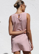 Load image into Gallery viewer, MOSS: BOBBY SHIFT DRESS- BABY PINK
