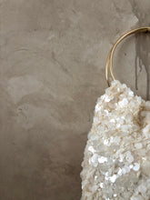 Load image into Gallery viewer, MOSS GROTTO: AVANI SEQUIN BANGLE BAG - CREAM
