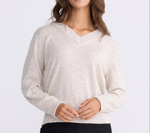 Load image into Gallery viewer, BRAVE &amp; TRUE: GWEN KNIT - IVORY MARLE
