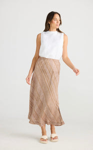 SHANTY: SICILY SKIRT - DIEGO STRIPE