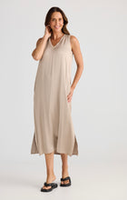 Load image into Gallery viewer, BRAVE &amp; TRUE: CELINE DRESS - STONE TAUPE
