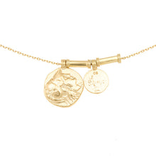 Load image into Gallery viewer, CLEOPATRAS BLING: ANGELUS NECKLACE - 18K GOLD PLATED
