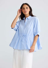 Load image into Gallery viewer, BRAVE &amp; TRUE: WONDERLAND SHIRT - GLACIER STRIPE
