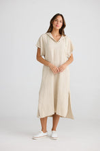 Load image into Gallery viewer, SHANTY: CUBAN TUNIC - NATURAL JAQUARD
