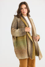 Load image into Gallery viewer, TALISMAN: AMARA  OMBRÉ  CARDIGAN - OLIVE
