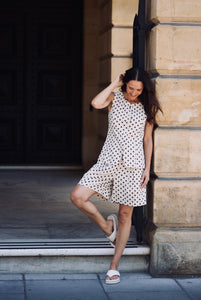 BRAVE & TRUE: EDEN SHORT - CHOCOLATE POLKA DOT