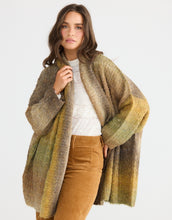 Load image into Gallery viewer, TALISMAN: AMARA  OMBRÉ  CARDIGAN - OLIVE
