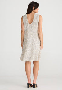 BRAVE & TRUE: SHOW STOPPER SWING DRESS - CHAMPAGNE