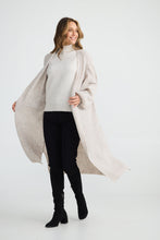 Load image into Gallery viewer, BRAVE &amp; TRUE: BENTLEY LONG CARDIGAN - GREY MARLE
