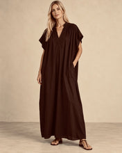 Load image into Gallery viewer, MAMAPAPA: DEVONPORT DRESS - CHOCOLATE
