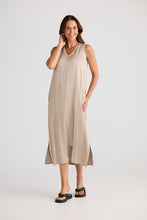 Load image into Gallery viewer, BRAVE &amp; TRUE: CELINE DRESS - STONE TAUPE
