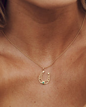 Load image into Gallery viewer, TEMPLE OF THE SUN: EPONA HORSESHOE NECKLACE - GOLD VERMEIL
