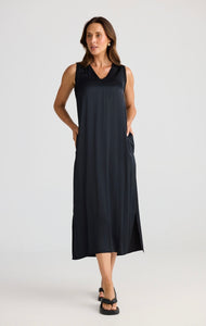BRAVE & TRUE: CELINE DRESS - BLACK