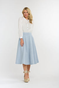 365 DAYS:DAKOTA SKIRT - ICE BLUE