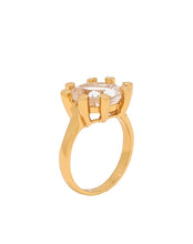 Load image into Gallery viewer, SHYLA LONDON: CLAW RING OVAL - CRYSTAL CLEAR
