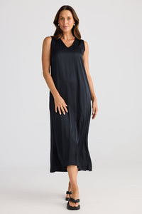BRAVE & TRUE: CELINE DRESS - BLACK