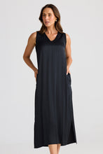 Load image into Gallery viewer, BRAVE &amp; TRUE: CELINE DRESS - BLACK
