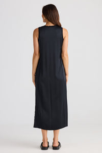 BRAVE & TRUE: CELINE DRESS - BLACK