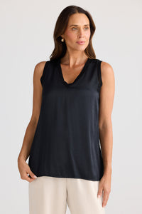 BRAVE & TRUE: CELINE TOP - BLACK
