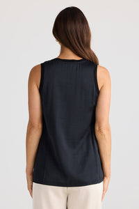 BRAVE & TRUE: CELINE TOP - BLACK